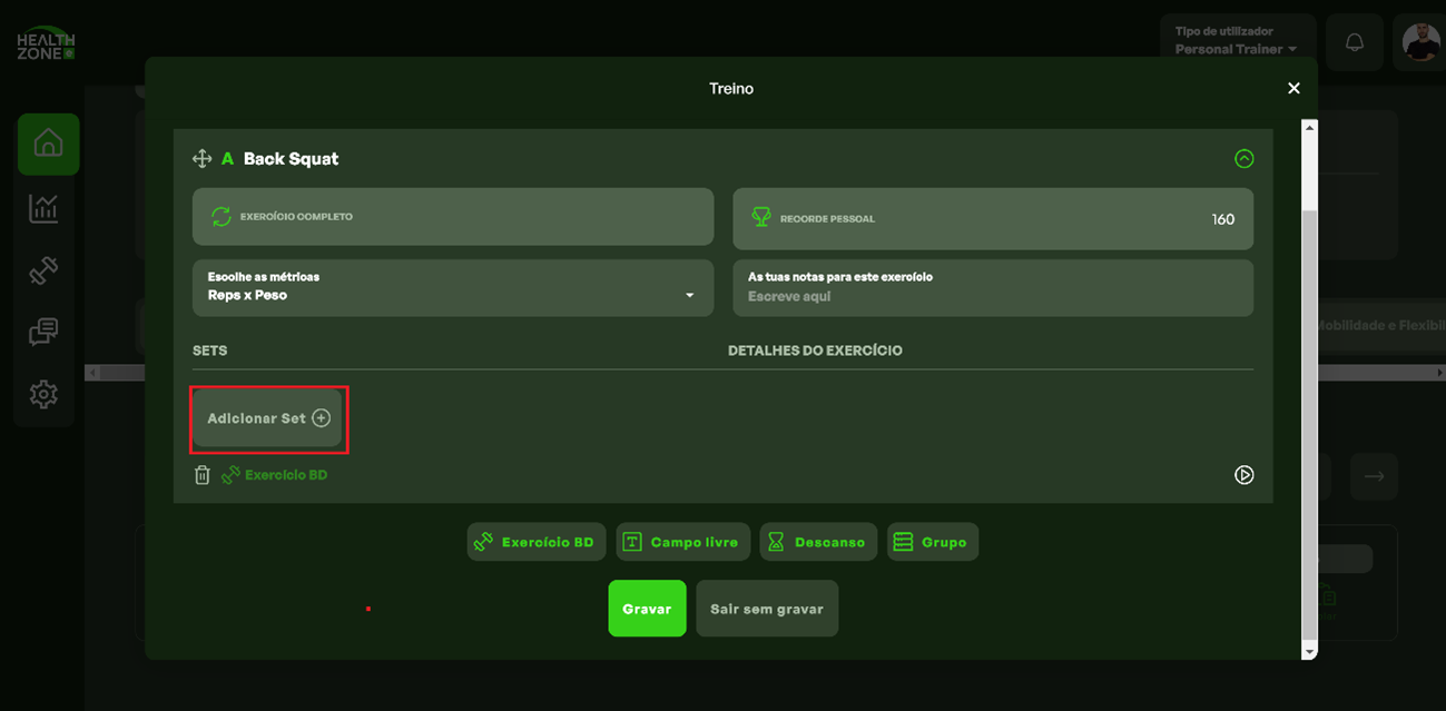 criar-plano-treino-cliente-exercícios-adicionar-set